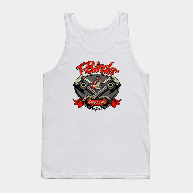 T-Birds' Speed Shop Tank Top by RubyRed